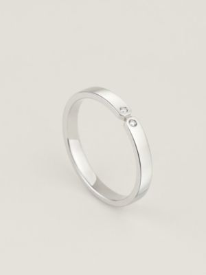 リング 《エルメス・クルー・ドゥ・H》 5クルー ダイヤ PG | Hermès